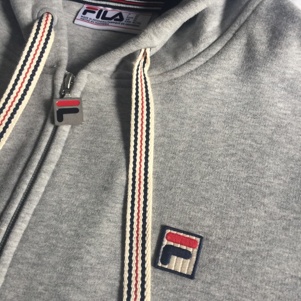 FILA men’s hoodie sweatshirt with front zipper - Picture 8 of 10